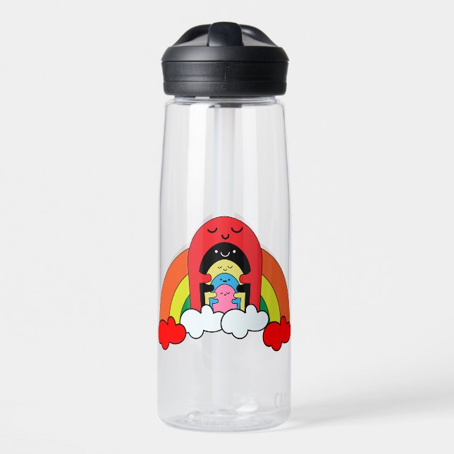 Botella De Agua Apoyo a la salud mental (Delante)