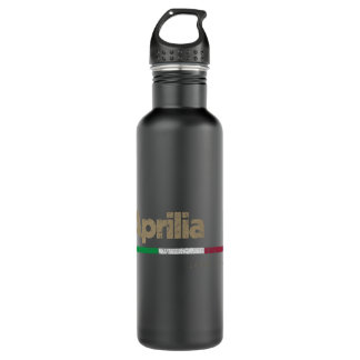Botella De Agua Aprilia Bandera Retro de la ciudad italiana Italia