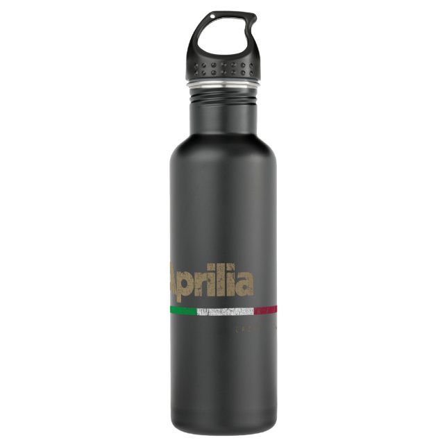 Botella De Agua Aprilia Bandera Retro de la ciudad italiana Italia (Anverso)