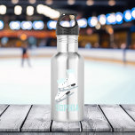 Botella De Agua Aqua Figure Skates Chicas personalizados<br><div class="desc">Diseño personalizado para deportistas y aficionados al deporte.</div>