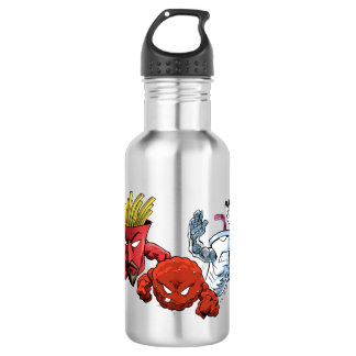 Botella De Agua Aqua Teen Hunger Force Anime Graphic