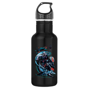 Botella De Agua Aquaman el Orm, Manta negro, Tylosaur, y naves