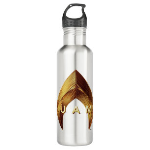 Botella De Agua Aquaman Logotipo de Golden Aquaman