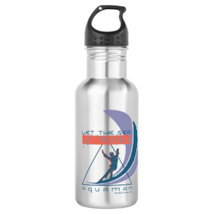 Botella De Agua Aquaman   Que el mar te libere