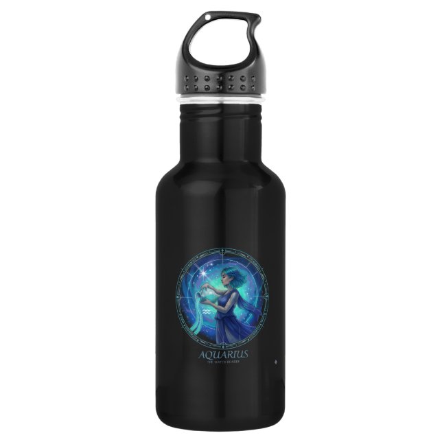Botella De Agua Aquarius Water Bottle (Anverso)