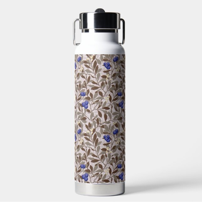 Botella De Agua Árbol de Arándano, William Morris (Frente)