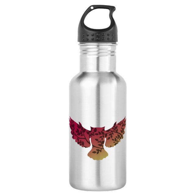 Botella De Agua Árbol de búho (Anverso)