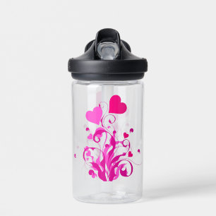 Botella De Agua Árbol de Corazones de Amor-25053