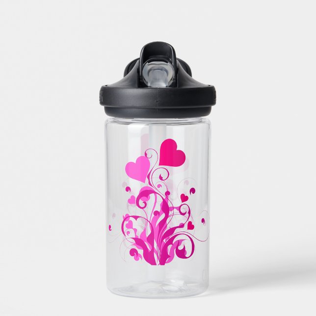 Botella De Agua Árbol de Corazones de Amor-25053 (Delante)