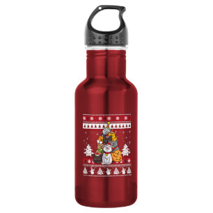 Botella De Agua Árbol de gatos de navidades