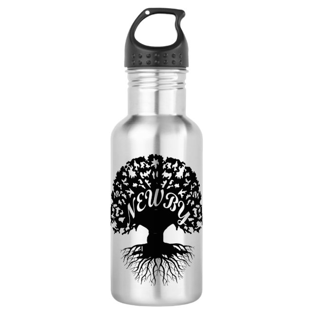 BOTELLA DE AGUA ÁRBOL DE LA FAMILIA (Anverso)