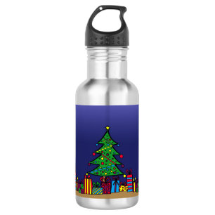 Botella De Agua árbol de Navidad