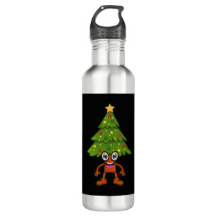 Botella De Agua Árbol de Navidad