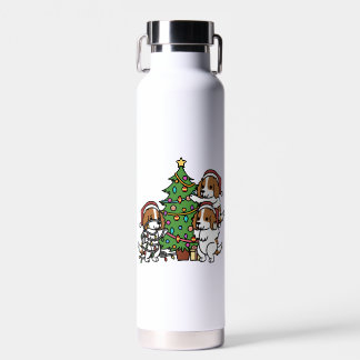 Botella De Agua Árbol de Navidad Cavalier King Charles Spaniel