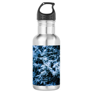 Botella De Agua Árbol de navidad de invierno de nevada