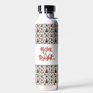 Botella De Agua Árbol de Navidad, regalos, caramelos