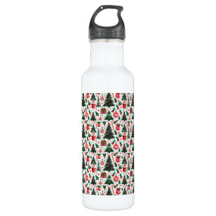 Botella De Agua Árbol de Navidad, regalos, caramelos