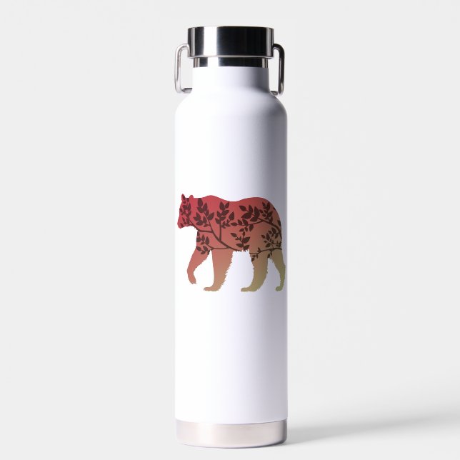 Botella De Agua Árbol de oso (Delantero)