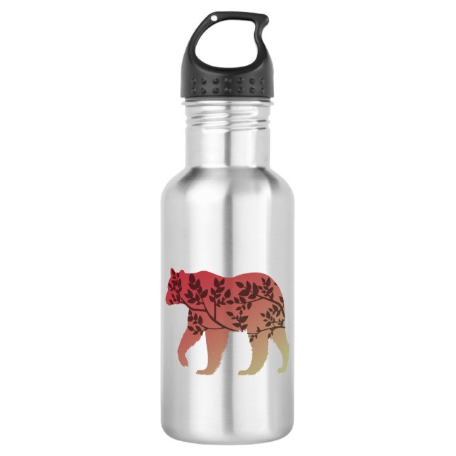 Botella De Agua Árbol de oso (Anverso)