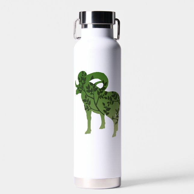 Botella De Agua Árbol de ovejas de Bighorn (Delantero)