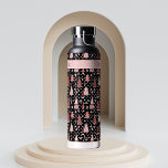 Botella De Agua Árbol de vacaciones rosa de Navidades personalizad<br><div class="desc">Este diseño puede ser personalizado en el área proporcionada cambiando la foto y/o el texto. O puede personalizarse eligiendo la opción de hacer clic en el personalizar y borrar o cambiar el color del fondo, agregar texto, cambiar el color o estilo del texto o eliminar el texto para un diseño...</div>