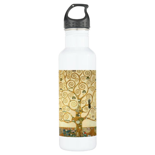 Botella De Agua Árbol de vida por Gustav Klimt (Anverso)