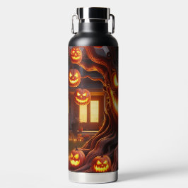 BOTELLA DE AGUA ÁRBOL ESPELUZNANTE Y ATEMORIZANTE DE HALLOWEEN CON