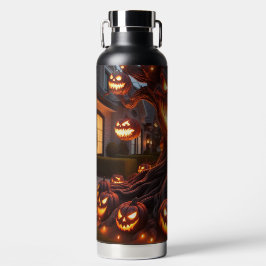 BOTELLA DE AGUA ÁRBOL ESPELUZNANTE Y ATEMORIZANTE DE HALLOWEEN CON