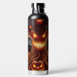 BOTELLA DE AGUA ÁRBOL ESPELUZNANTE Y TERRIBLE DE HALLOWEEN CON CAL