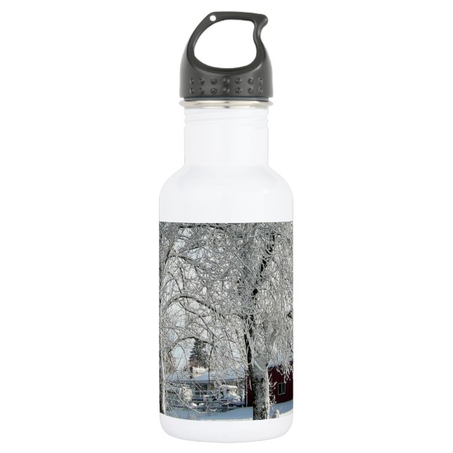 Botella De Agua Árboles de invierno (Anverso)