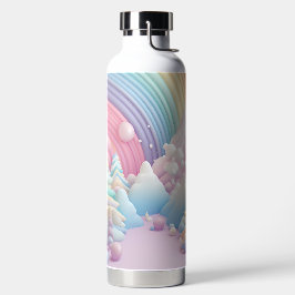 BOTELLA DE AGUA ÁRBOLES DE NAVIDAD PASTEL FESTIVOS