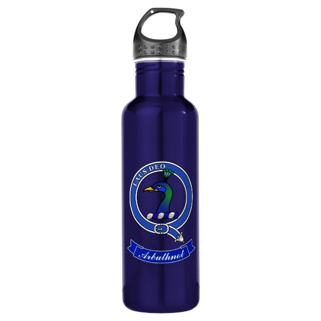 Botella De Agua Arbuthnot Clan Badge Personalizada (Anverso)