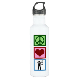 Botella De Agua Arco de amor por la paz