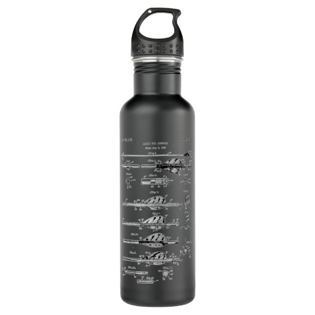 Botella De Agua Arco Flechas de Vinage Diseño Compuesto Bow ee (Anverso)