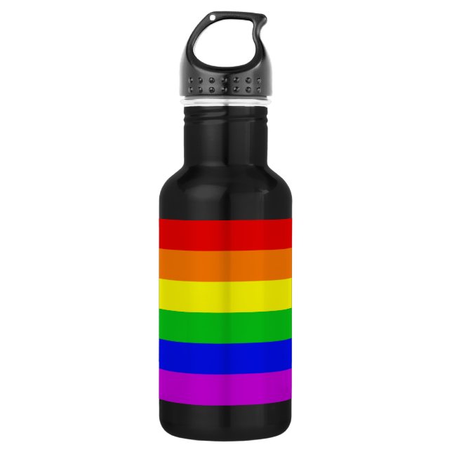 Botella De Agua Arco iris gay (Anverso)