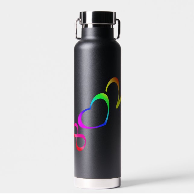 Botella De Agua Arcoiris del Orgullo Gay (Delantero)