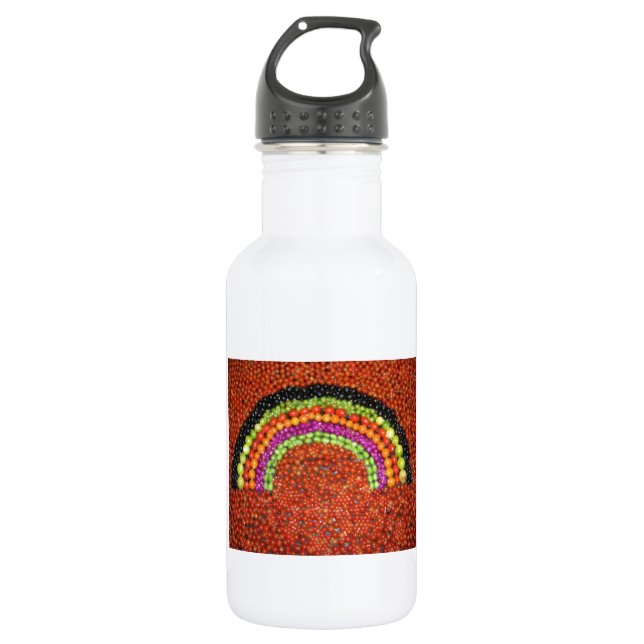 Botella De Agua Arcoiris frutícola (Anverso)