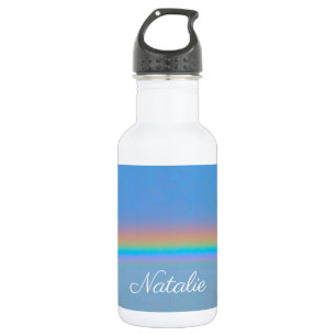 Botella De Agua Arcoiris real natural personalizado