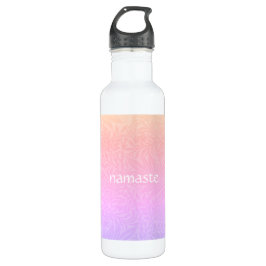 Botella De Agua Arcoiris rosa Boho