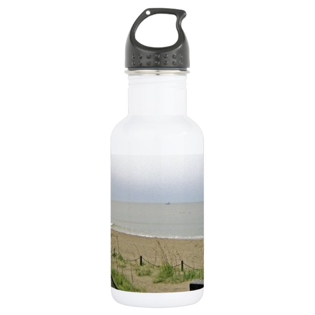 Botella De Agua Área de playa desierta (Anverso)