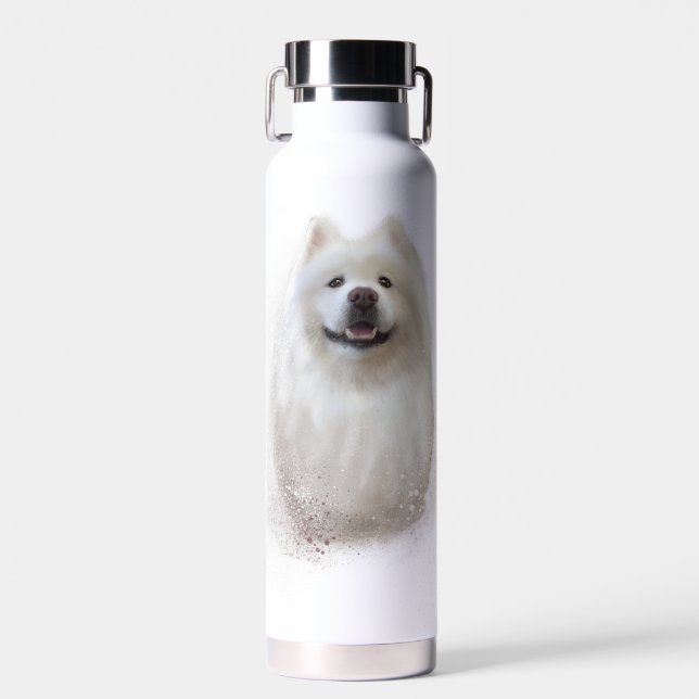 Botella De Agua Ari la colección Samoyed (Delantero)