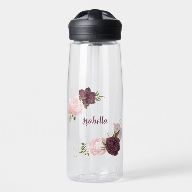 Botella De Agua aroma floral rosa de cabernet (Delante)