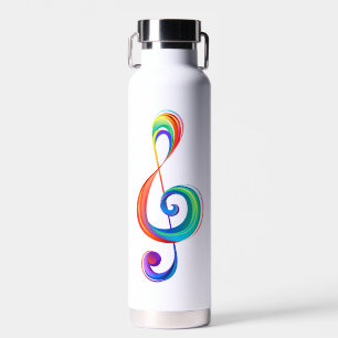 Botella De Agua Arroyo arcoiris estratificado