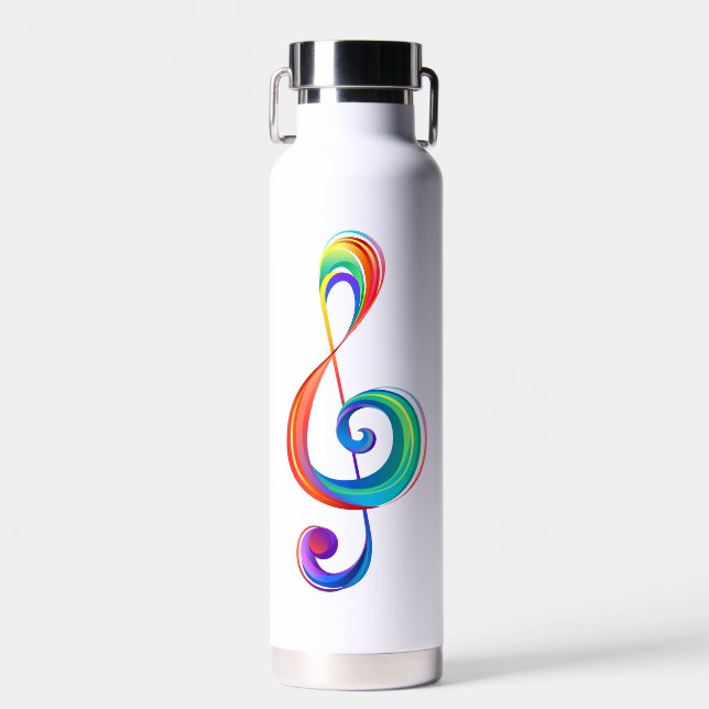 Botella De Agua Arroyo arcoiris estratificado (Delantero)