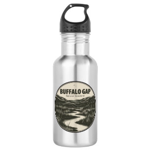Botella De Agua Arroyo del pastizal nacional Buffalo Gap