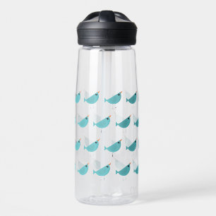 Botella De Agua Arte adorable y caprichoso de aves y naturaleza