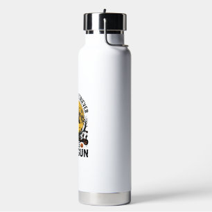 Botella De Agua Arte de bruja de Halloween con Golden Retriever mo
