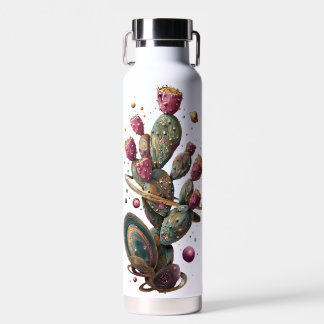 Botella De Agua arte de cactus del desierto cósmico