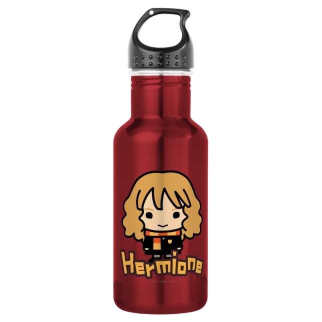 Botella De Agua Arte de caricatura de Hermione Granger (Anverso)