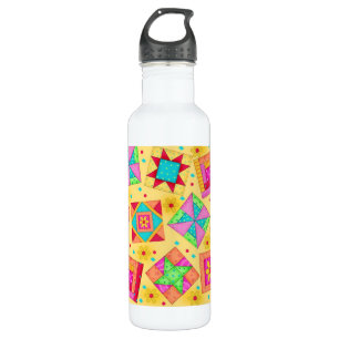 Botella De Agua Arte de Cuchillo Amarillo